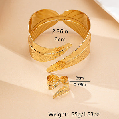 Women's Alloy Personality Geometry Open Bracelet